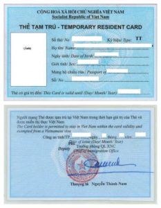 Thủ tục xin cấp thẻ tạm trú cho người Hàn Quốc có vợ hoặc chồng mang quốc tịch Việt Nam